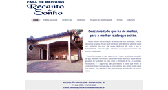 Desktop Screenshot of clinicarecantodosonho.com.br