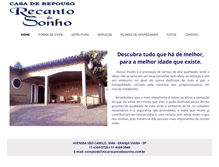 Tablet Screenshot of clinicarecantodosonho.com.br